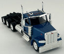 HO Logistics Replicas HO 589062 Peterbilt 589 Tractor 3-Axel Day Cab, Blue Metallic