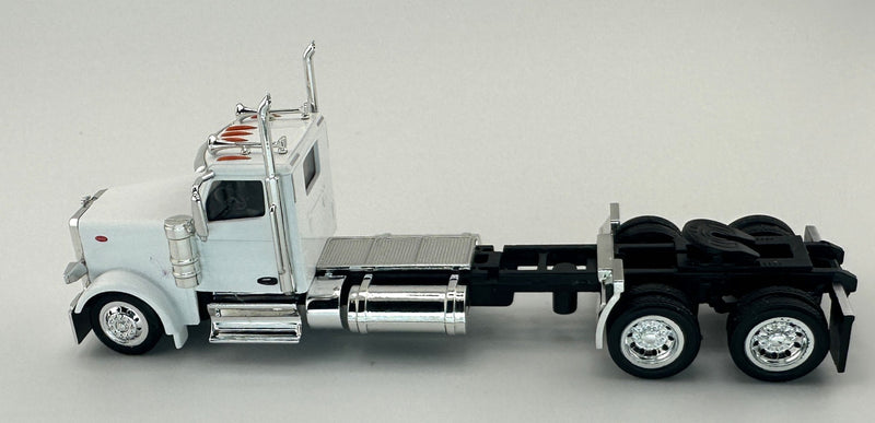 PREORDER HO Logistics Replicas HO 589071 Peterbilt 589 2-Axle Day-Cab Semi Tractor, White