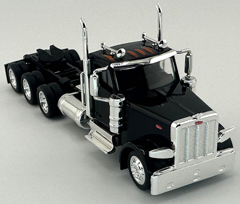 PREORDER HO Logistics Replicas HO 589092 Peterbilt 589 Tractor 3-Axel Day Cab, Black