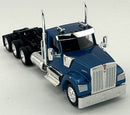 HO Logistics Replicas HO 990062 Kenworth W990 Tractor 3-Axel Day Cab, Blue Metallic