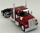 PREORDER HO Logistics Replicas HO 990083 Kenworth W990 Tractor Flat Top Sleeper Cab, Red