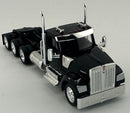 PREORDER HO Logistics Replicas HO 990092 Kenworth W990 Tractor 3-Axel Day Cab, Black
