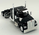 PREORDER HO Logistics Replicas HO 990093 Kenworth W990 Tractor Flat Top Sleeper Cab, Black