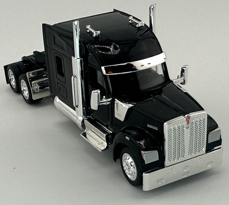 PREORDER HO Logistics Replicas HO 990095 Kenworth W990 Tractor Stand Up Sleeper Cab, Black