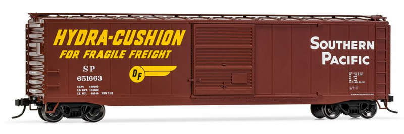 RIVAROSSI HR6585C 50' SLIDING-DOOR BOXCAR WITH ROOFWALK SOUTHERN PACIFIC