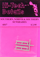 Hi-Tech Details HO 6017 Sunshades, Southern and Norfolk Southern