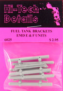 Hi-Tech Details HO 6025 Fuel Tank Brackets, EMD E and F Units (3)
