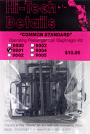 Hi-Tech Details HO 9001 Passenger Car Diaphragm Kit, Common Standard Type (Black)