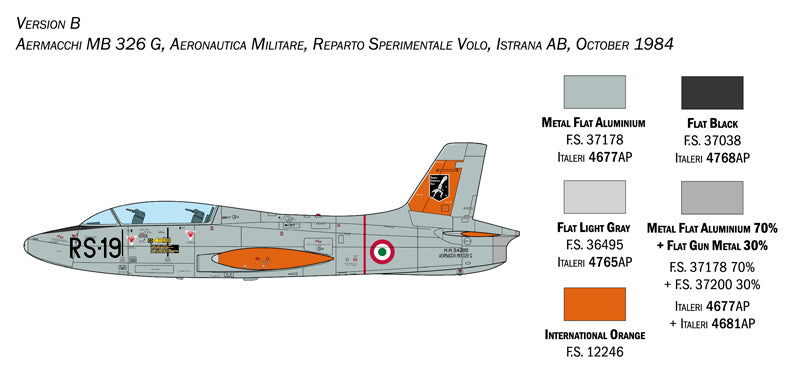 Italeri 2814 - SCALE 1 : 48 MB-326