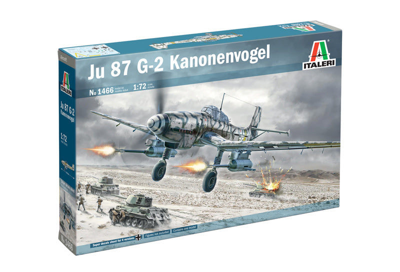 Italeri 1466 - SCALE 1 : 72 Ju 87 G-2 Kanonenvogel