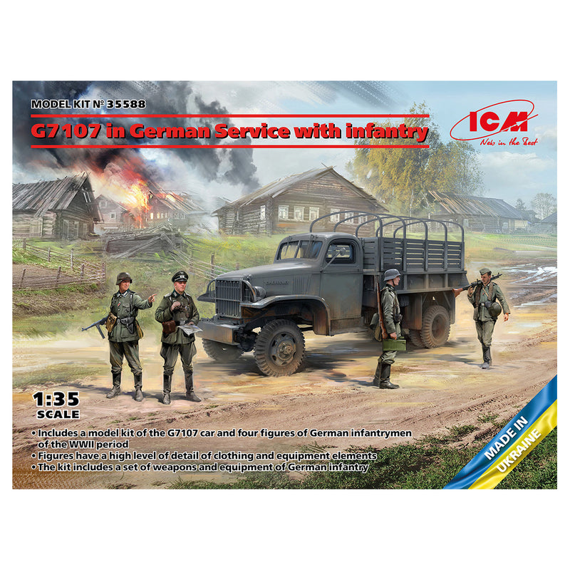 ICM 1/35 G7107 in German Service with infantry, Vehicle