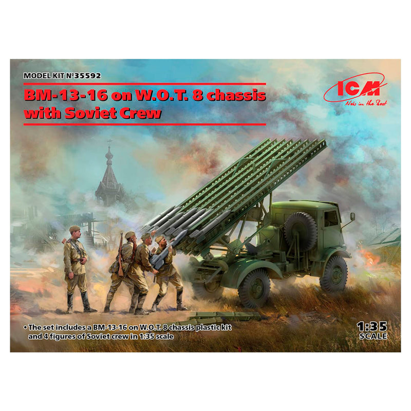 ICM BM-13-16 on W.O.T. 8 chassis with Soviet Crew