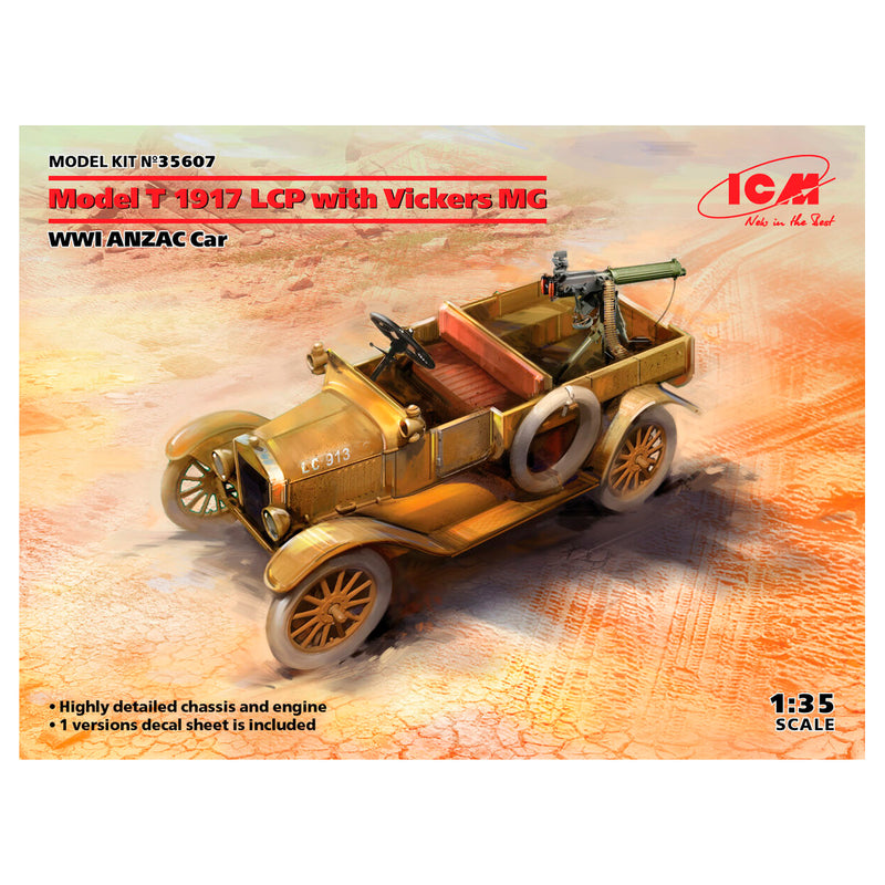 ICM 1/35 Model T 1917 LCP with Vickers MG - WWI ANZAC Car