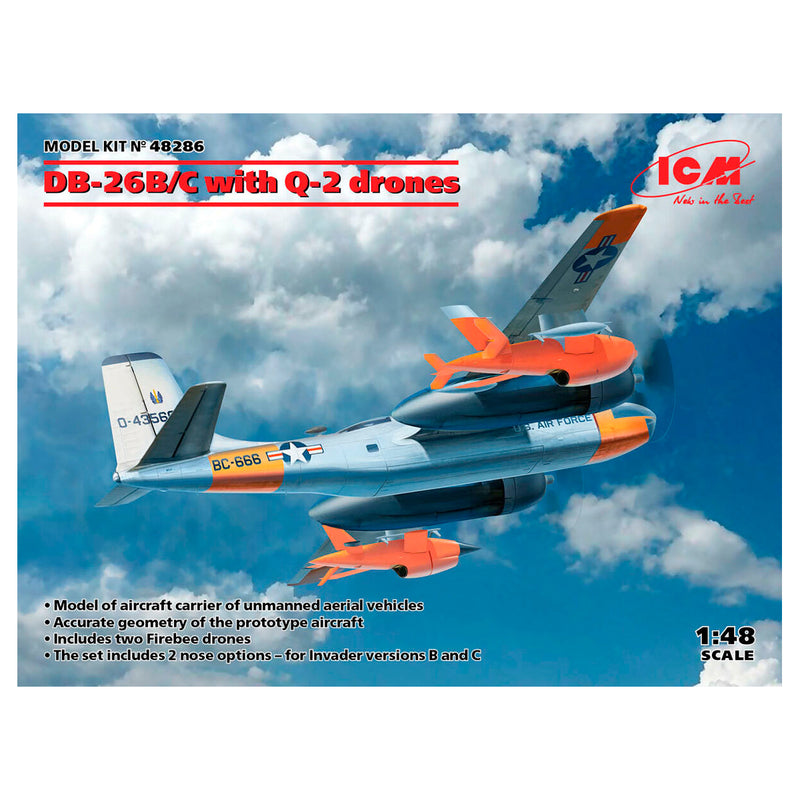 ICM 1/48 DB-26B/C with Q-2 drones