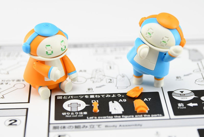 Hasegawa Models 64516 Small Mechatromate No.01 “Mizuiro & Orange”  MODEL KIT