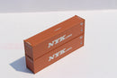 Jacksonville Terminal Company 405061 NYK LINE 40' 40' HIGH CUBE containers, Corrugated-side. JTC
