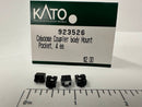 Kato N 923500 Magnetic Knuckle Coupler, Set of 8, Short Shank