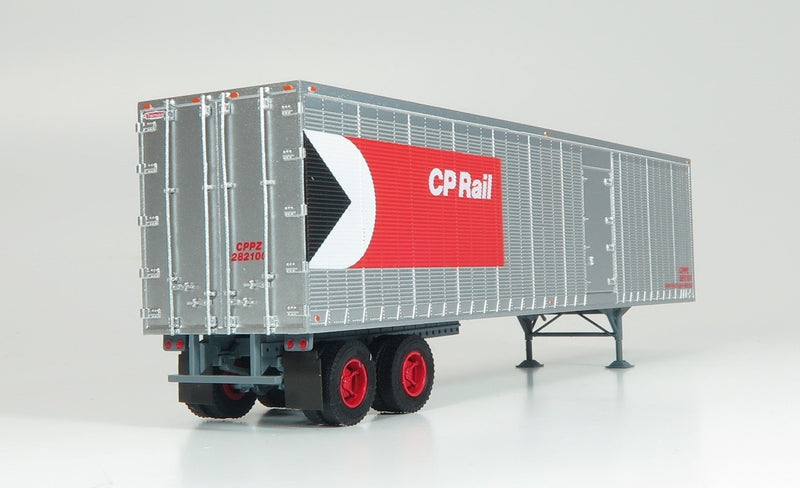 Rapido 403121 HO 26' Can-Car Dry Van Trailer - Assembled -- Painted, Unlettered (silver)