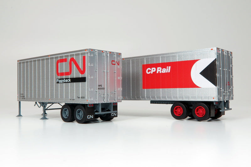 Rapido 403121 HO 26' Can-Car Dry Van Trailer - Assembled -- Painted, Unlettered (silver)