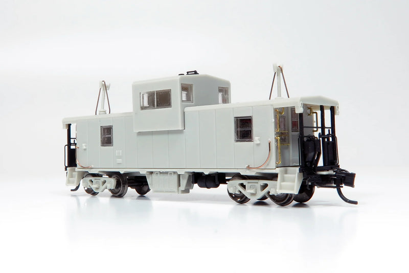 Rapido 510039 N Angus Shops Wide Vision Caboose with Lights - Ready to Run -- Santa Fe