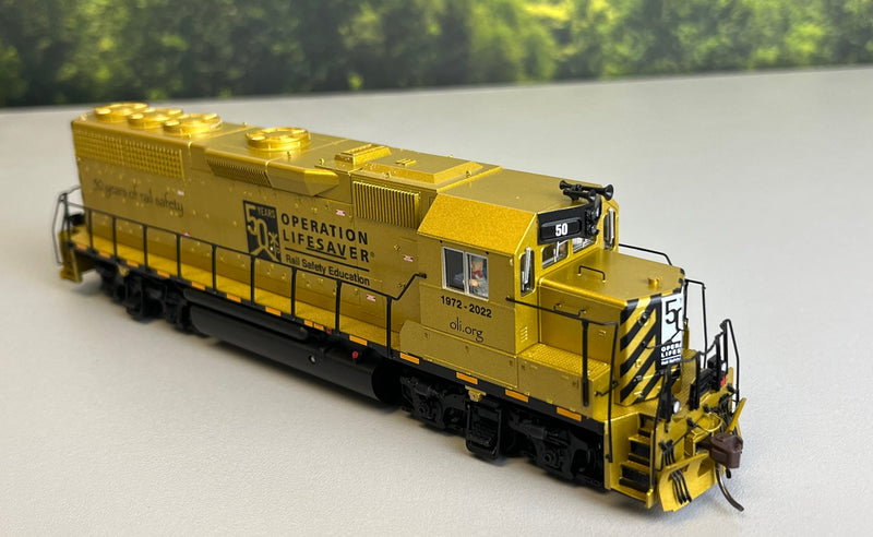 Atlas 10004049 HO GP40 GOLD OPERATION LIFESAVER 50TH ANNIVERSARY