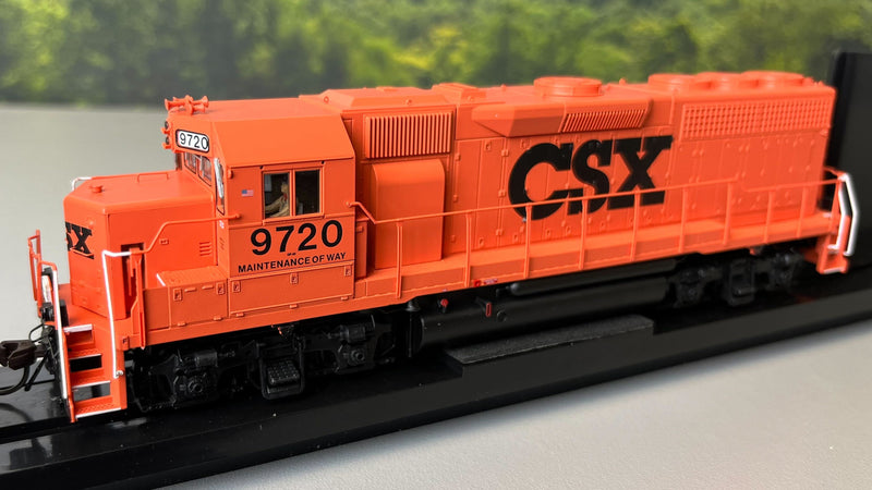 Atlas 10004004 HO GP40 SILVER CSX [MOW]