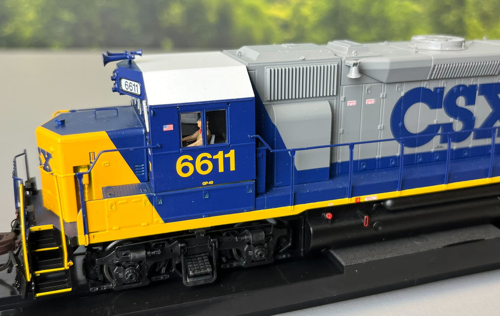 Atlas 10004003 HO GP40 SILVER CSX [BRIGHT FUTURE] #6641