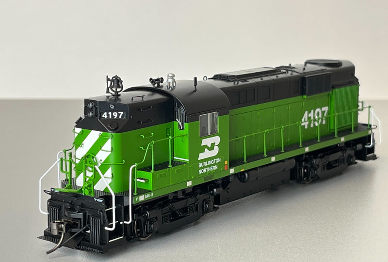 Rapido 31553 HO RS-11: Burlington Northern - Green and Black: