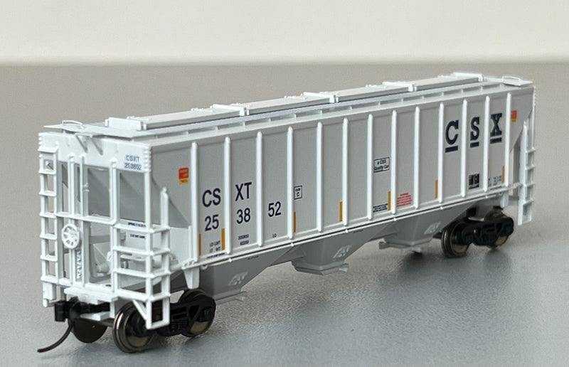 Trainworx 24424-01 Pullman Standard PS2CD 4427 cu. ft. High side covered hopper, CSXT- CSX Quality Car