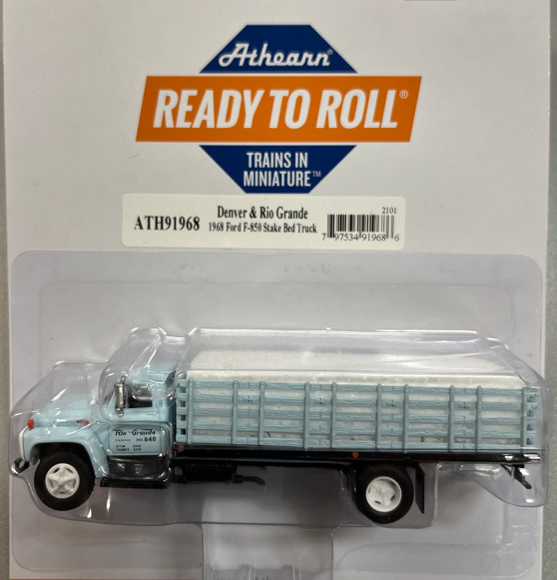 Athearn ATH91968 RTR Ford F-850 Stakebed, D&RGW, HO