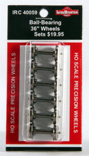 Intermountain HO 40059 36" All Brass Ball Bearing Insulated Wheels (6)