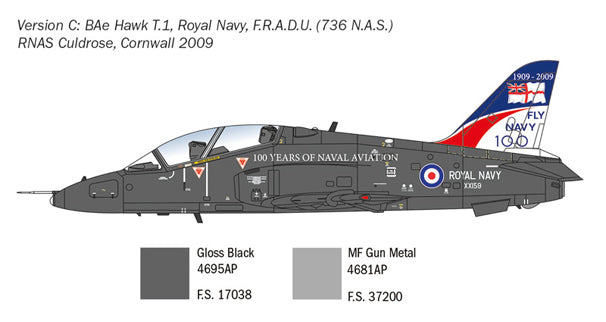 Italeri 2813 - SCALE 1 : 48 Hawk T Mk. I