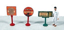 JL Innovative Design HO 466 Gas Station Curb Signs, Sinclair (3)