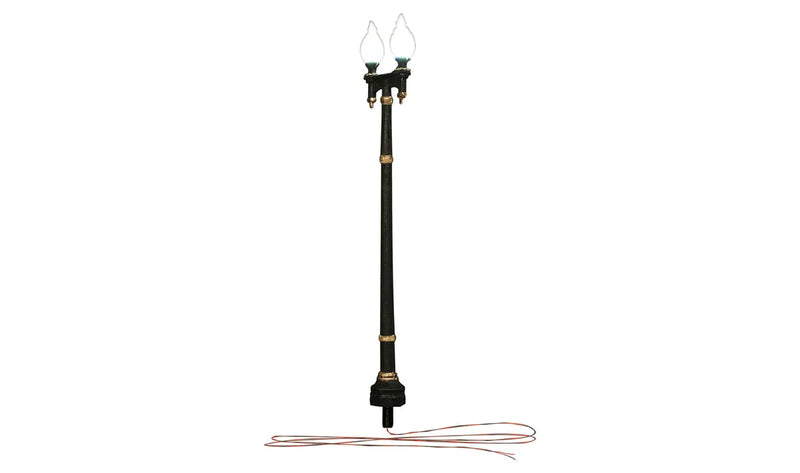 Woodland Scenics JP5632 Double Lamp Post Street Lights, HO Scale