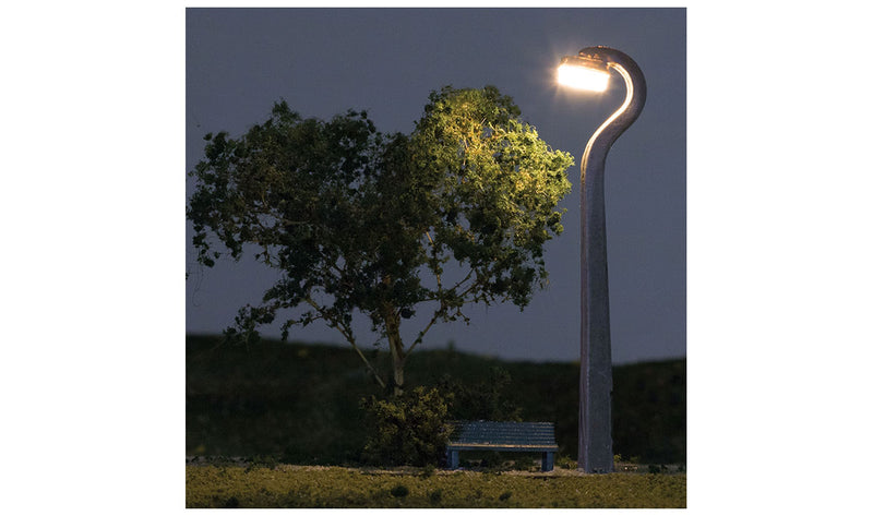 Woodland Scenics 5677 Concrete Lamp 3pc, HO Scale