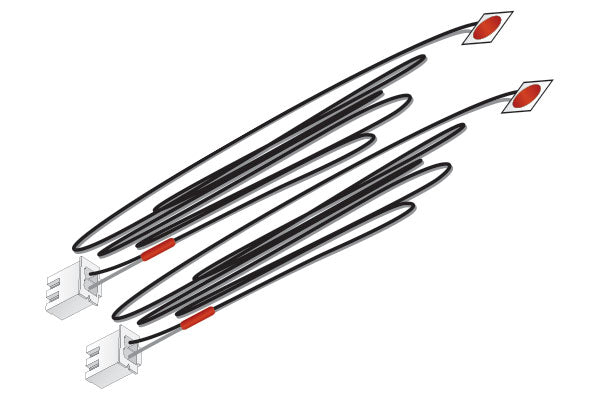 Woodland Scenics JP5739 Red Stick-On Led Lights - Just Plug