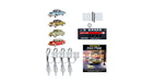 Woodland Scenics HO J5908 Classic Vehicles, Just Plug Value Pack, 1 Each: Midnight Ride, Blue Coupe, Comfy Cruise, Downtown Drive & Light Hub
