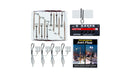 Woodland Scenics N JP5914 Double Lamp Post & Wooden Pole Streetlight, Just Plug Value Pack, 6 of Each with Light Hub
