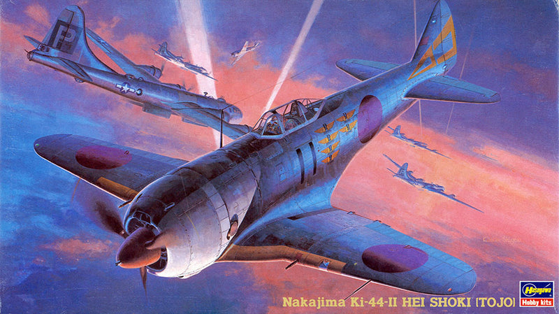 Hasegawa Models 9136 Nakajima Type 2 Single Seat Fighter II Type C Shoki 1:48 SCALE MODEL KIT