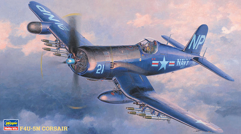 Hasegawa Models 9075 F4U-5N Corsair 1:48 SCALE MODEL KIT