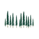 JTT Scenery Products O 92012 (TR-2012) Econo-Conifer Trees 6" to 10" (12)