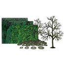 JTT Scenery Products 92067 (TK-14) Premium Super Scenic Tree Kit, Deciduous Trees 6" (6)