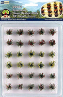 JTT Scenery Products HO 95581 Detachable Flower Bushes, 3/8" High (30)