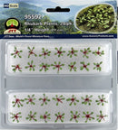JTT Scenery Products HO 95592 Rhubarb Plants, 1/4" High (28)