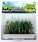 JTT Scenery Products N 95619 Pastel Green Woods Edge Trees, 2" to 2.5" (20)