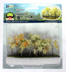 JTT Scenery Products N 95625 Beige Green Woods Edge Trees, 2" to 2.5" (15)