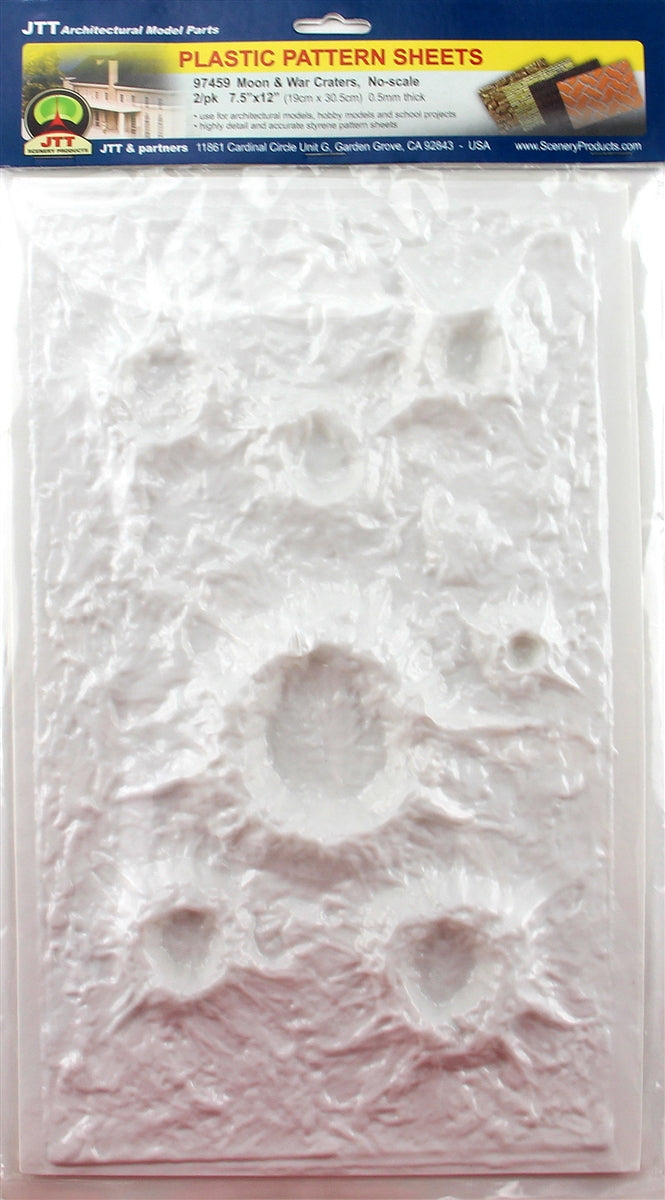 JTT Scenery Products 97459 Moon and War Craters Pattern Sheets (2)
