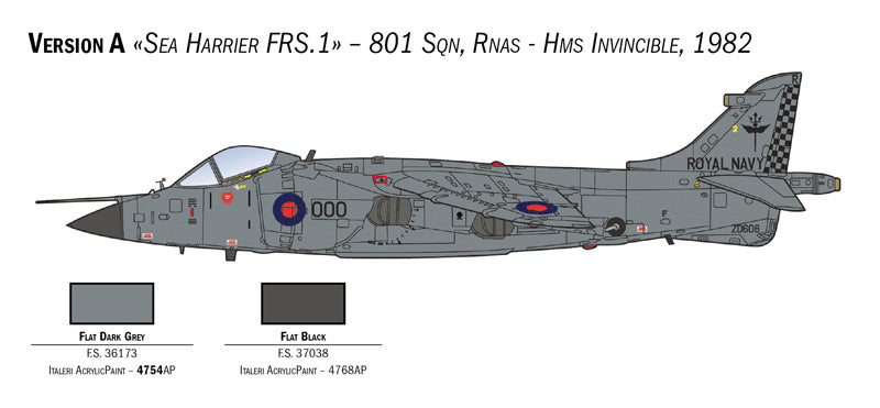 Italeri 1236 - SCALE 1 : 72 FRS.1 Sea Harrier