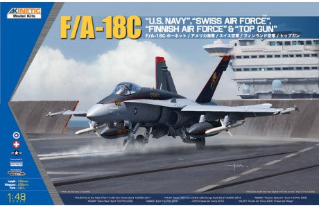 Kinetic Model Kits 48031 1/48 F/A-18 C