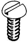 Kadee 1688 1-72 x 3/8" Stainless Steel Roundhead Screws (1 Dozen)